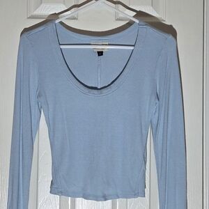Universal Thread Sky Blue Long Sleeve Tee